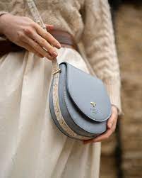 Fable England. Matilda Saddle Bag Iris Blue. Best Price. Free UK Delivery