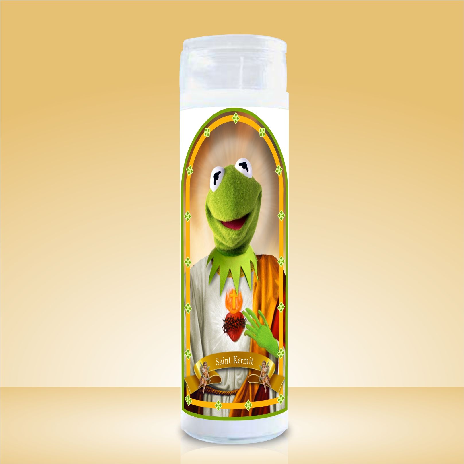 Kermit the Frog Celebrity Prayer Candle