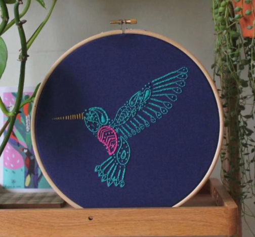 Parafelle - Hummingbird Embroidery Kit -