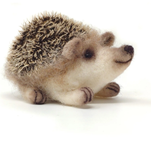 The Crafty Kit Company - Baby Hedgehog Needle Felting Kit
