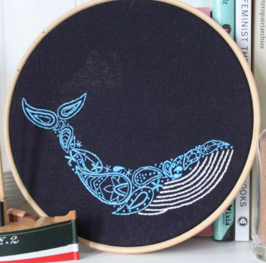 Parafelle - Whale Embroidery Kit