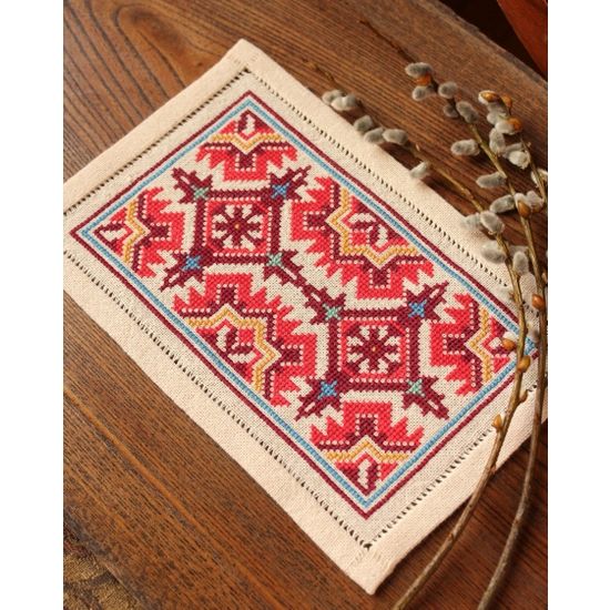 Avlea Embroidery - BitKit Balkan Bartizan cross stitch kit