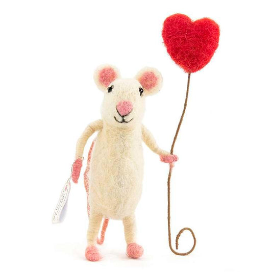 Sew Heart Felt Happy of Heart Balloon Felt Mouse