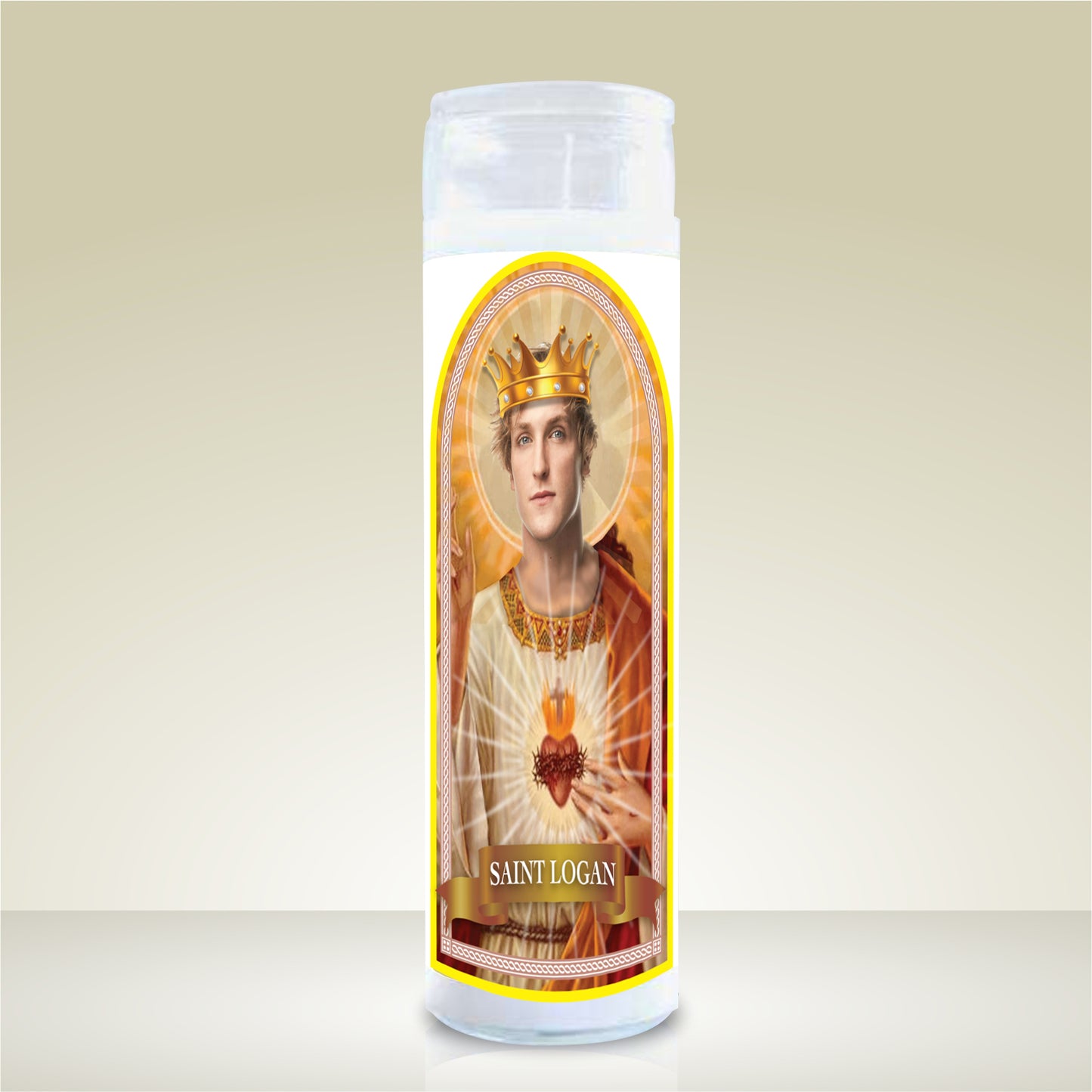 Logan Paul. Celebrity Prayer Candle. Buy 1 Design, Get 1 1/2 Price!