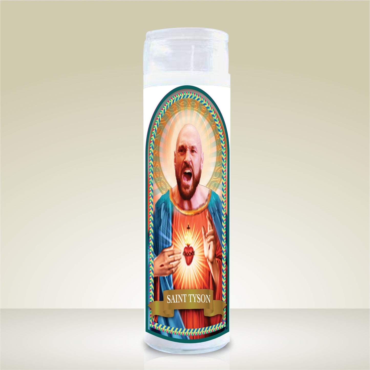 Tyson Fury Celebrity Prayer Candle. Buy 1, Get Another 1/2 Price